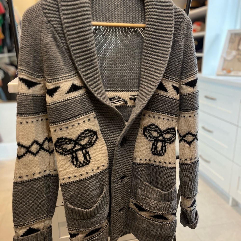 TNA Button-up Knit Sweater